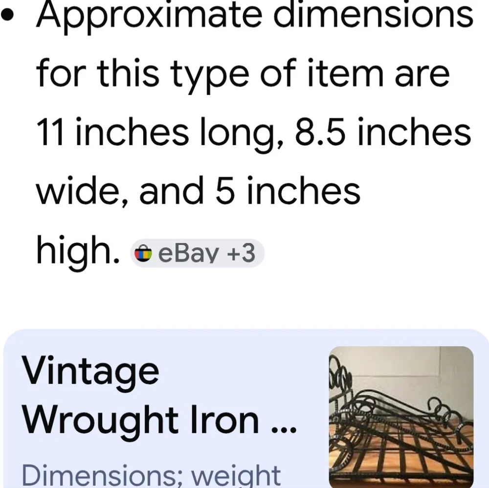Vintage Wrought Iron Black Utensil Caddy .